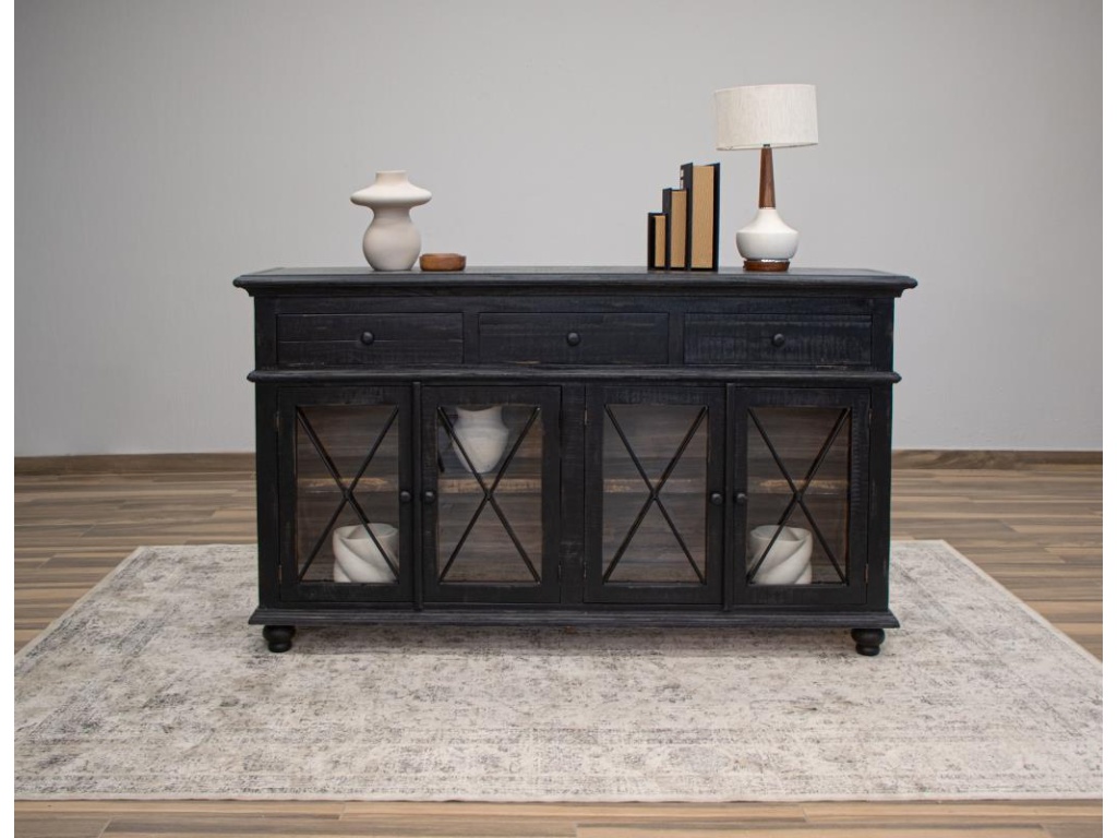 3 Drawer 4 Doors 70" Console - image 1