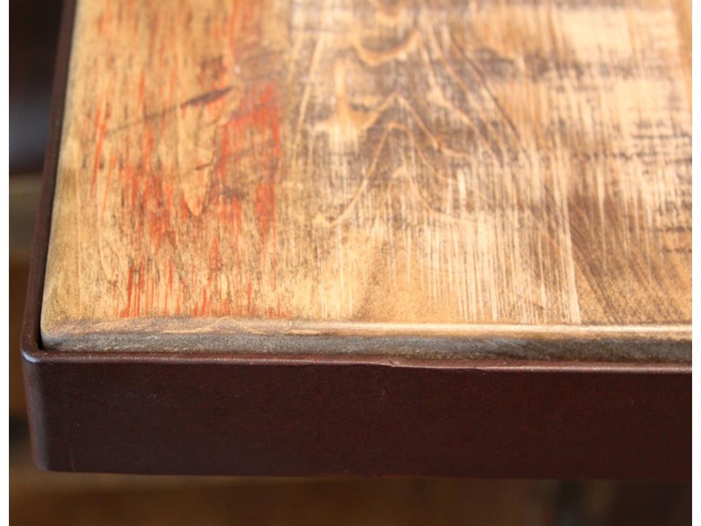 Iron Base Dining Table - image 5