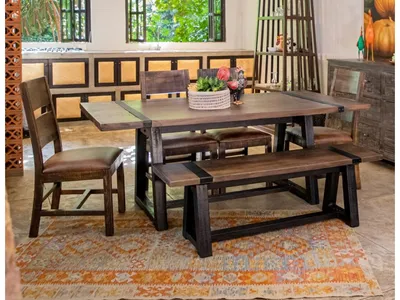 Solid Wood Bench