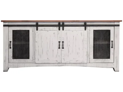 4 Door 80" TV Stand