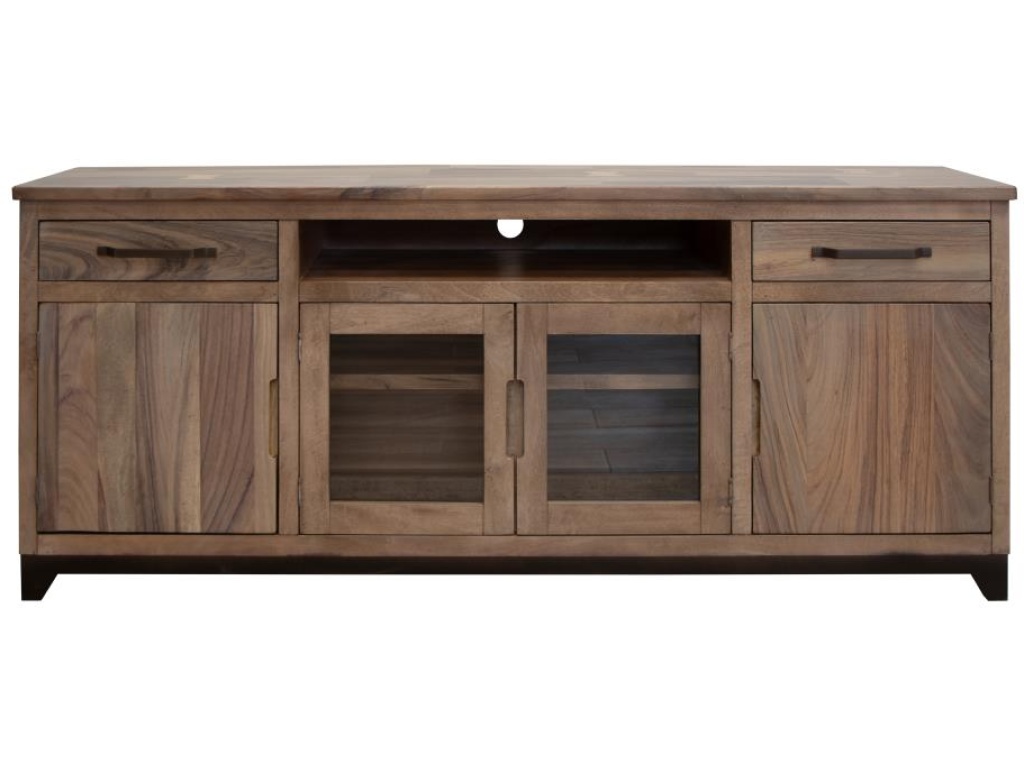 2 Drawer, 2 Door, 2 Glass Door 80" TV Stand - main image