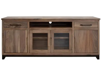2 Drawer, 2 Door, 2 Glass Door 80" TV Stand