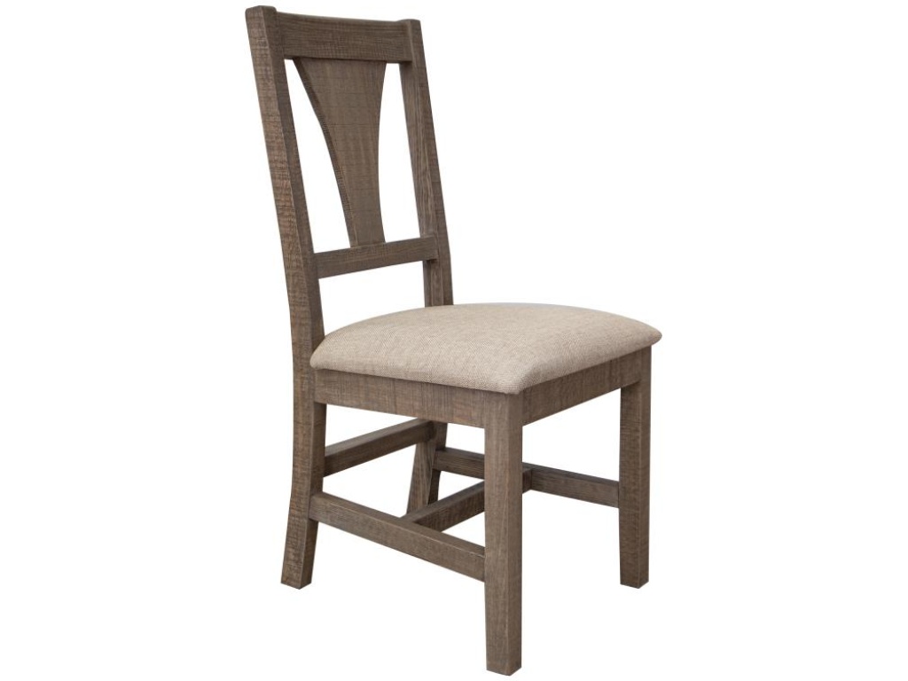 Upholstered Seat Wooden Chair - main image