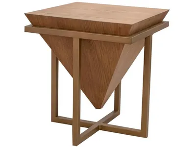 Metal Frame End Table