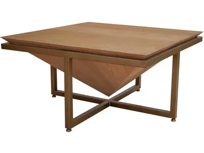Metal Frame Cocktail Table