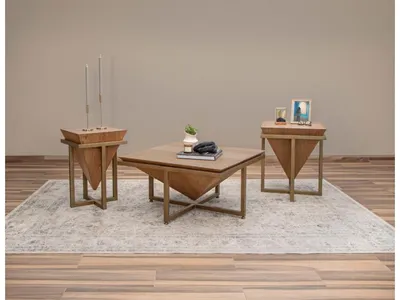 Metal Frame Chairside Table - Alternative View