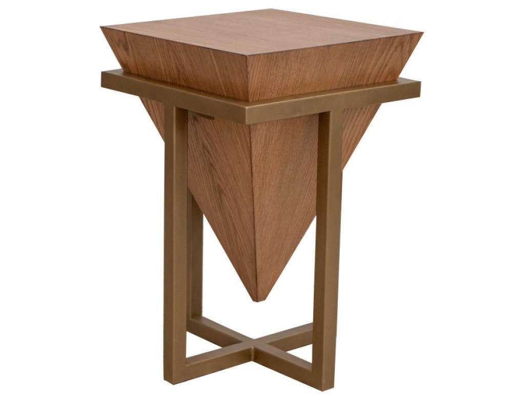 Metal Frame Chairside Table - main image