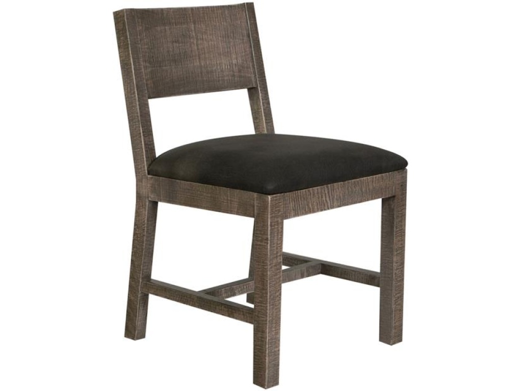 Upholstered Seat Wooden Chair - main image