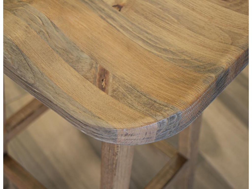 24" Wooden Stool - image 4