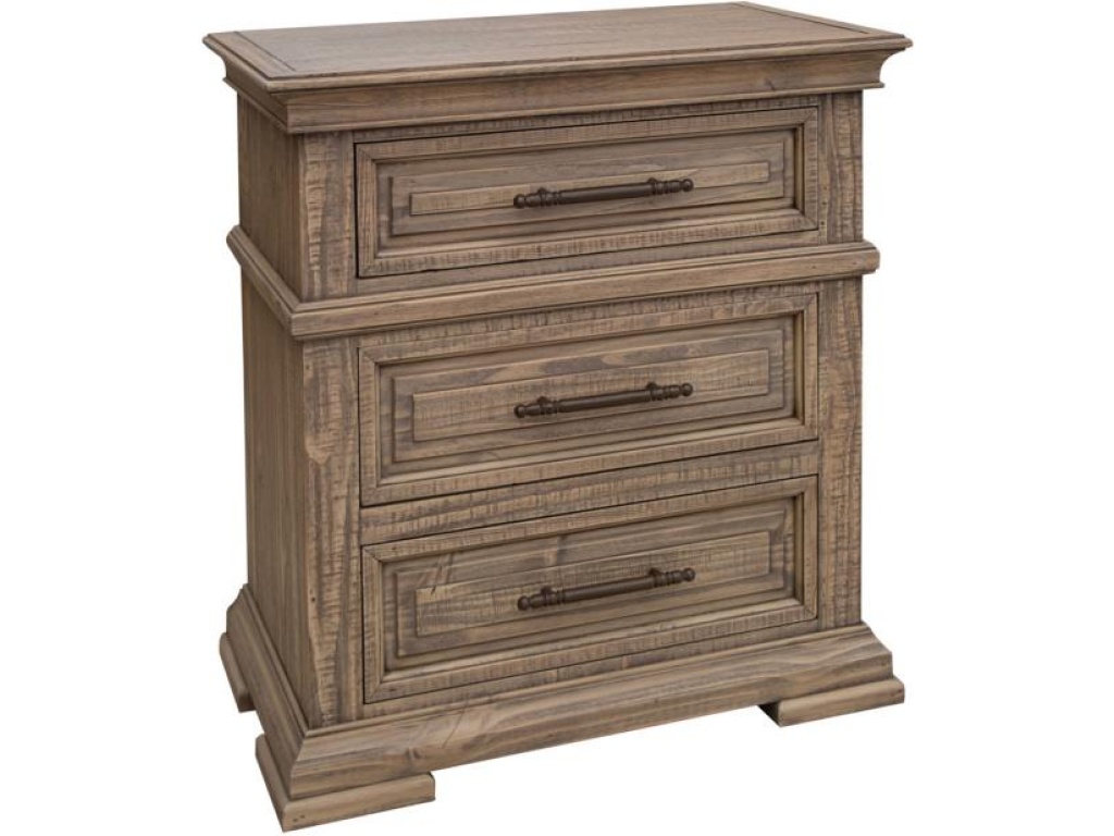 3 Drawer Nightstand - main image