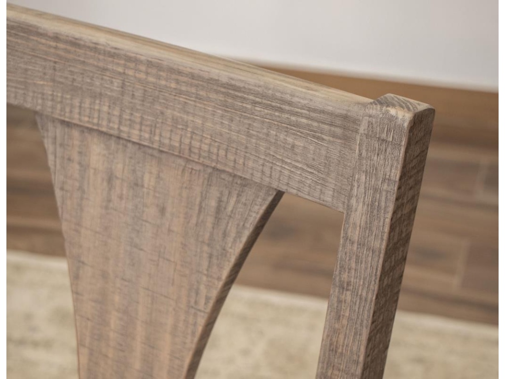 Upholstered Seat Wooden Chair - image 3
