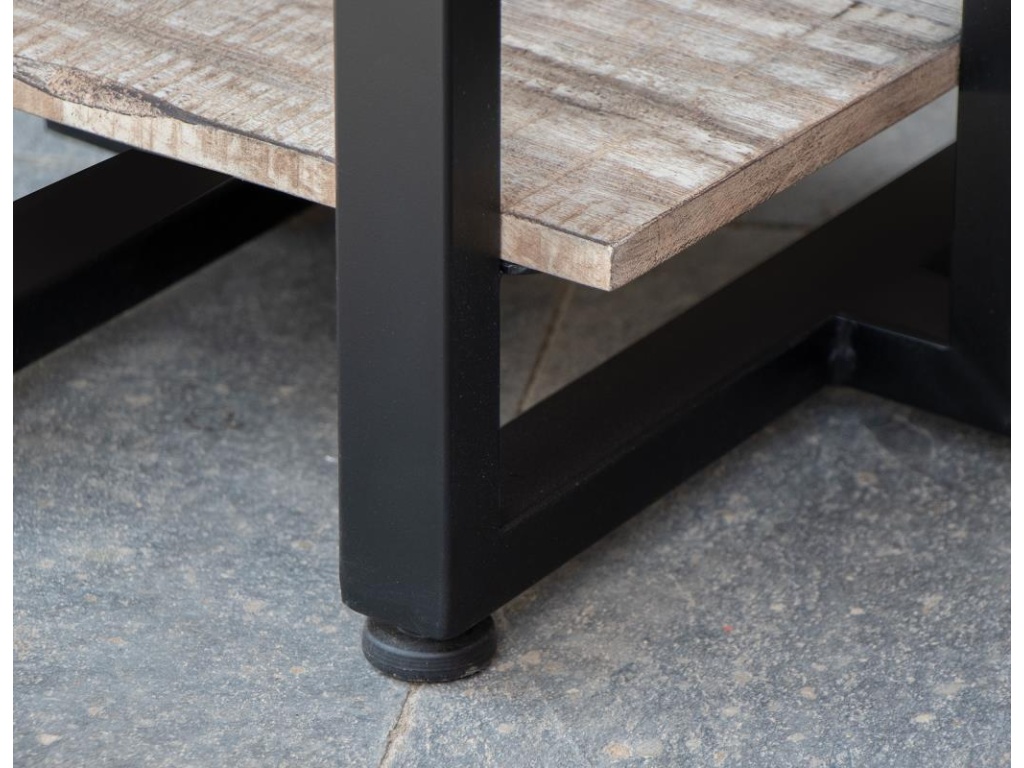 Iron Base Chairside Table - image 3