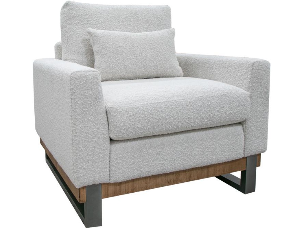 Metal & Wood Base, Armchair - main image