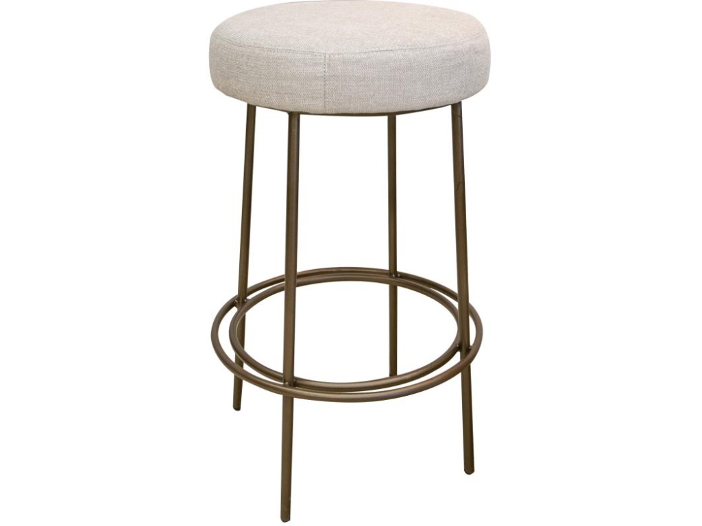 Wooden Frame & Metal Base, 30" Stool - main image