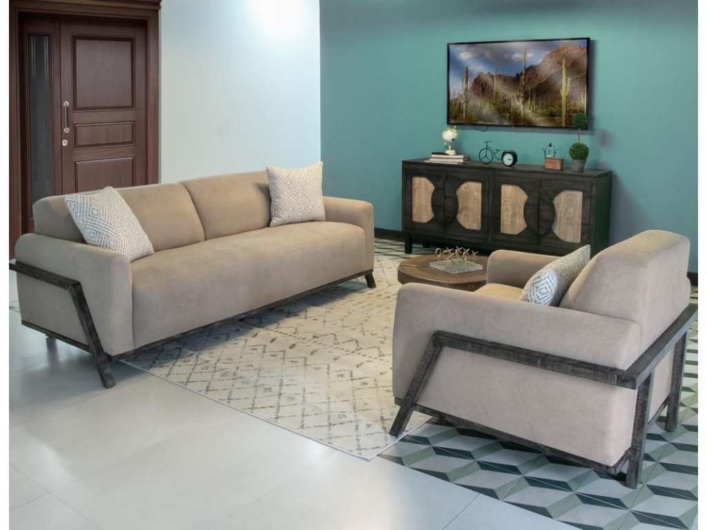 Wooden Frame & Base, Sofa - image 1