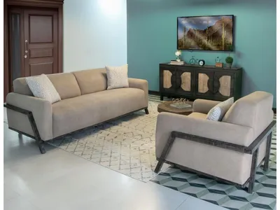 Wooden Frame & Base, Sofa - Alternative View