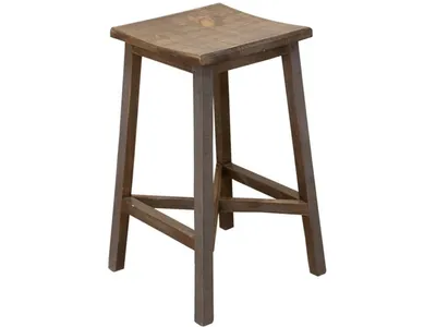 30" Wooden Stool