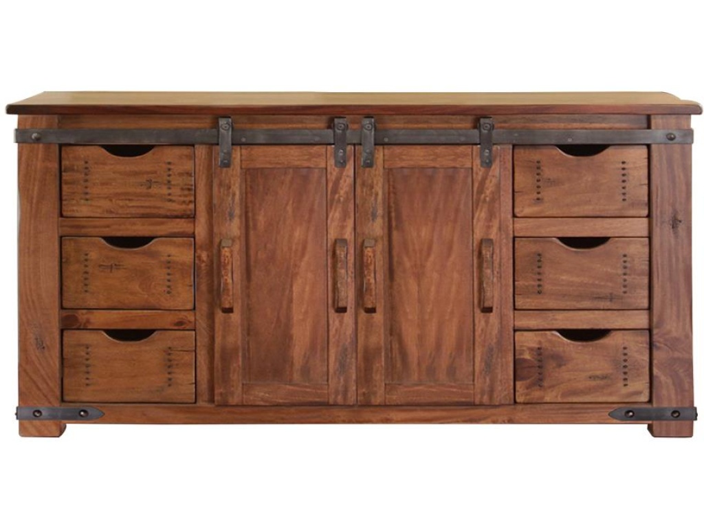 6 Drawer 2 Door 60" TV Stand - main image
