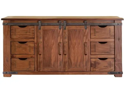 6 Drawer 2 Door 60" TV Stand