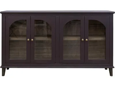 4 Glass Doors Console