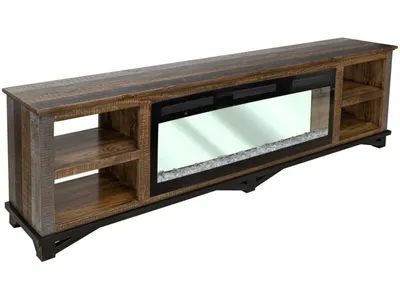 Loft Brown Electric Fireplace - Alternative View