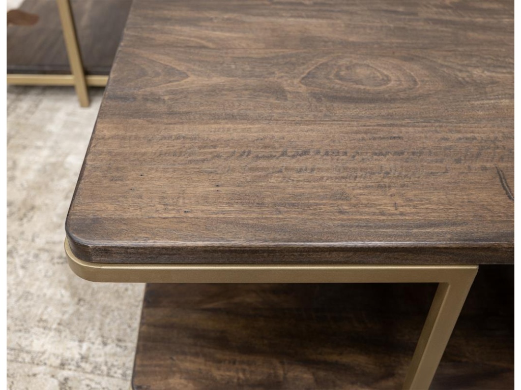Metal Base End Table - image 2