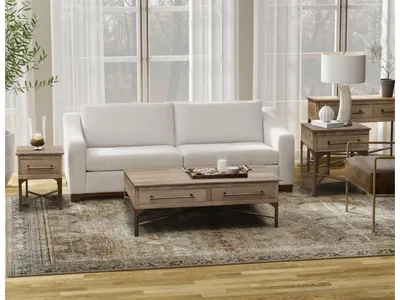 Metal Base Chairside Table - Alternative View