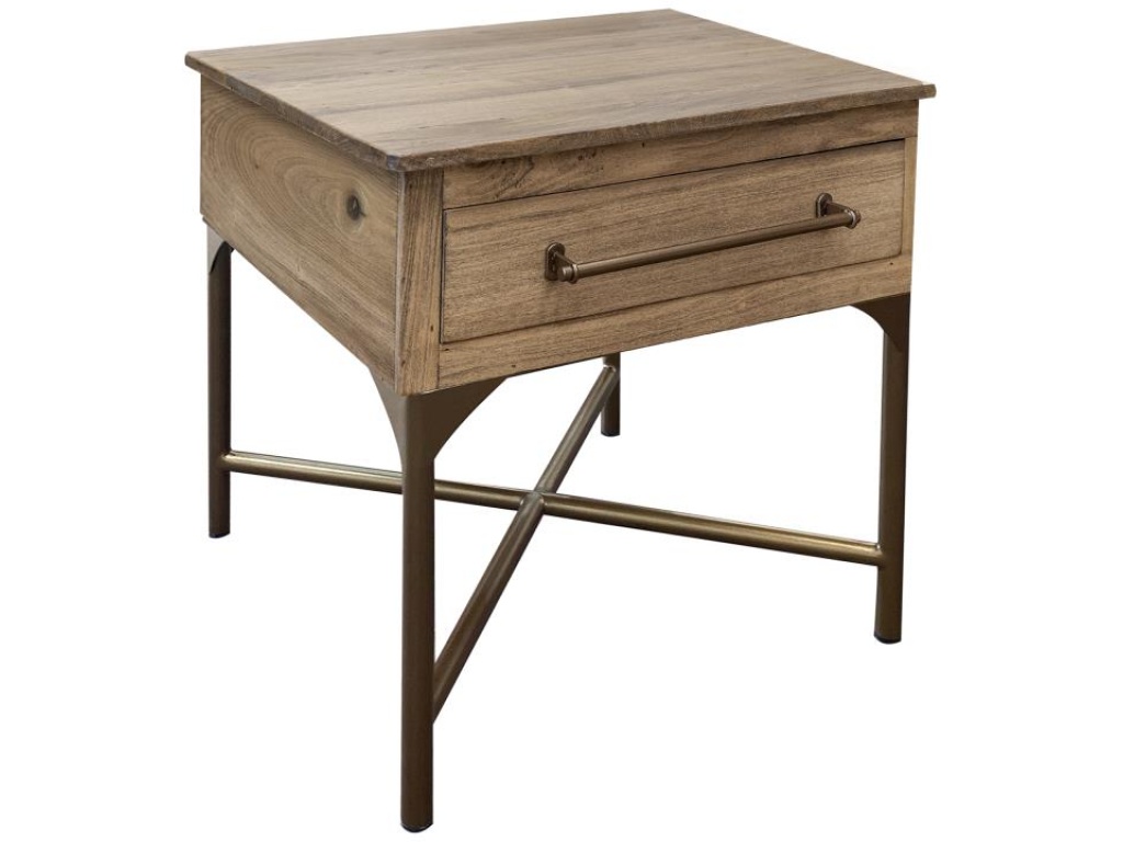 Metal Base End Table - main image