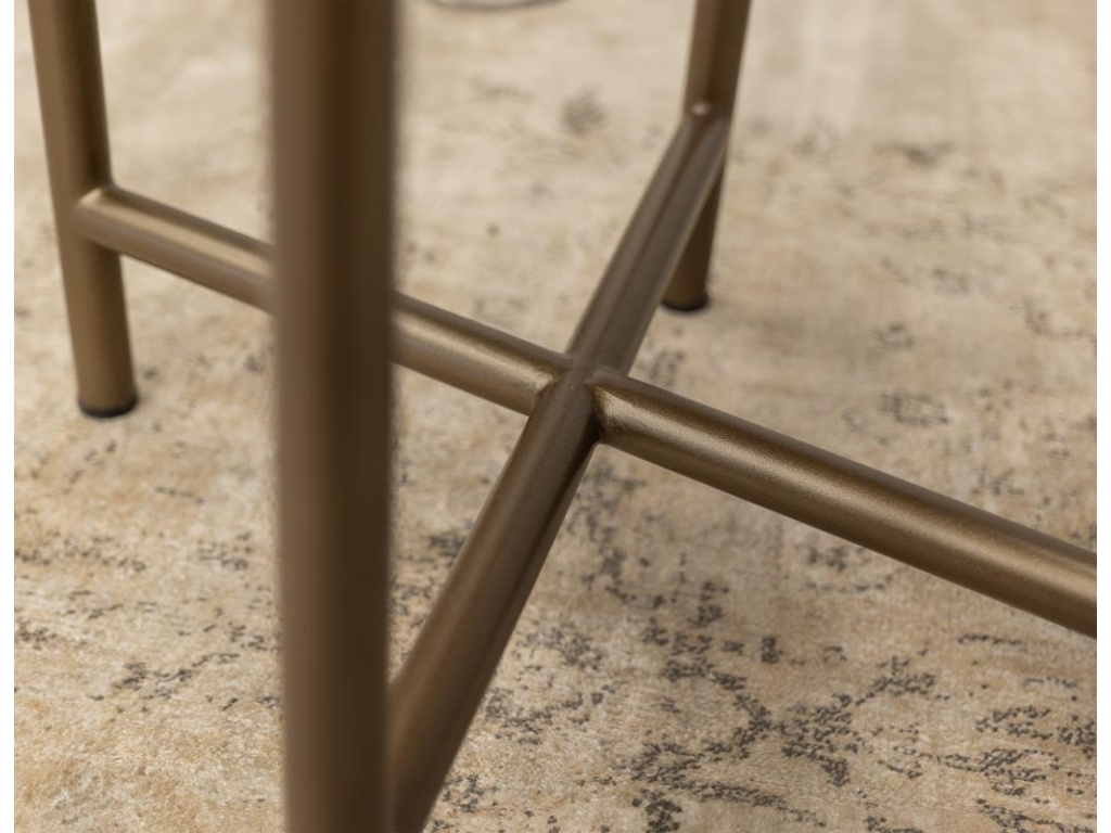 Metal Base End Table - image 2