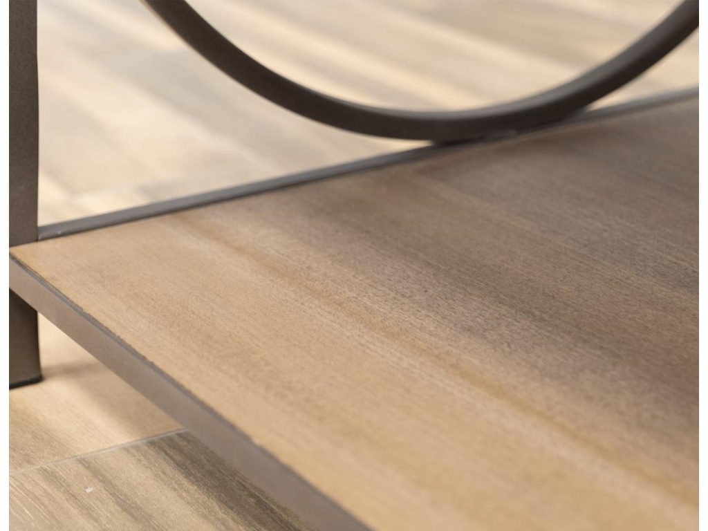Metal Frame Chairside Table - image 4