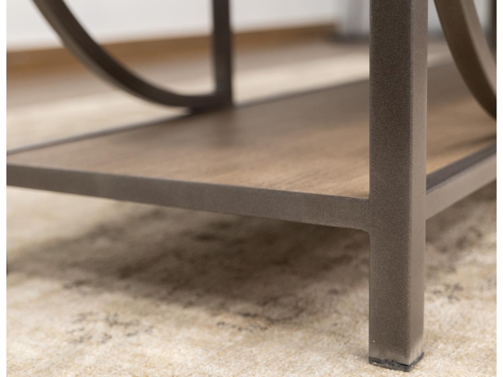 Metal Frame Chairside Table - image 3
