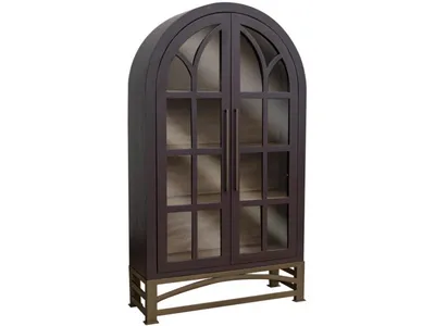 2 Glass Door Cabinet