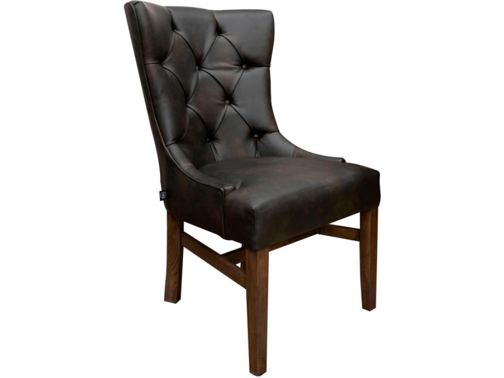 Tufted Backrest Upholstered Chair - main image