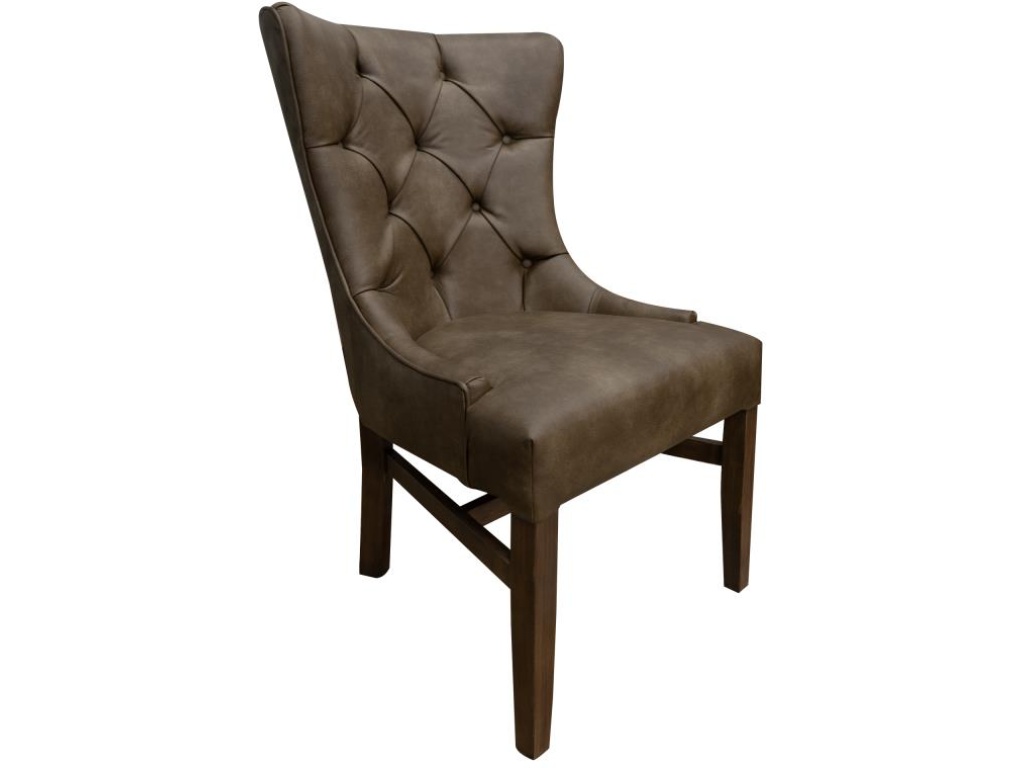 Tufted Backrest Upholstered Chair - main image
