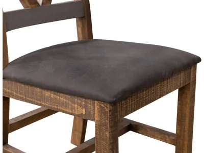 Upholstered Seat Wooden Chair