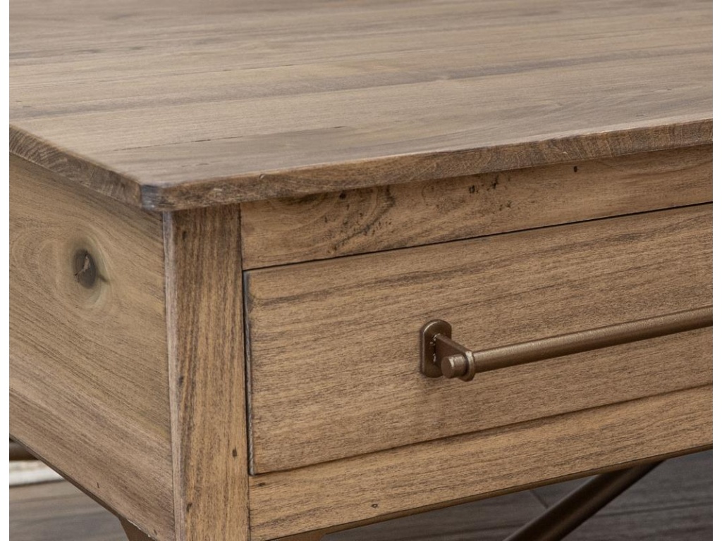 Metal Base End Table - image 3