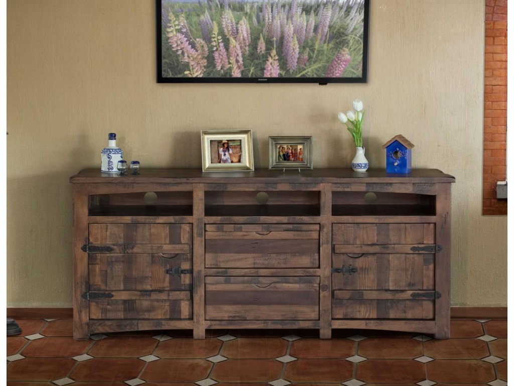 2 Doors 2 Drawer 3 Shelves 80" TV Stand - image 1