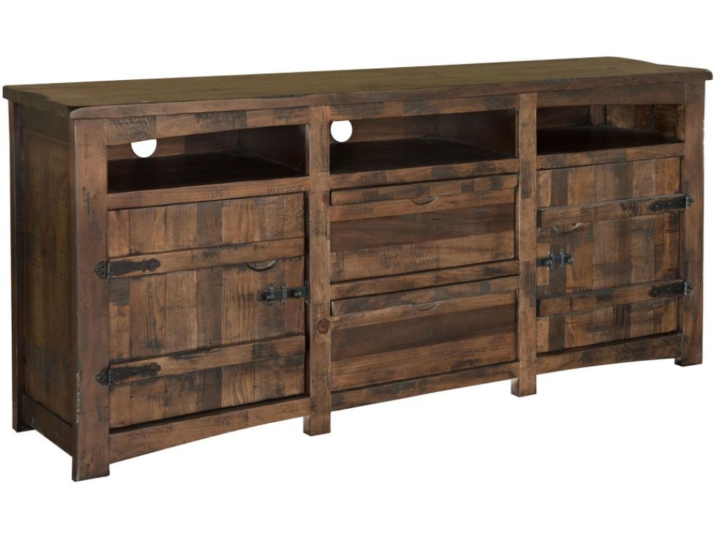 2 Doors 2 Drawer 3 Shelves 80" TV Stand - image 2