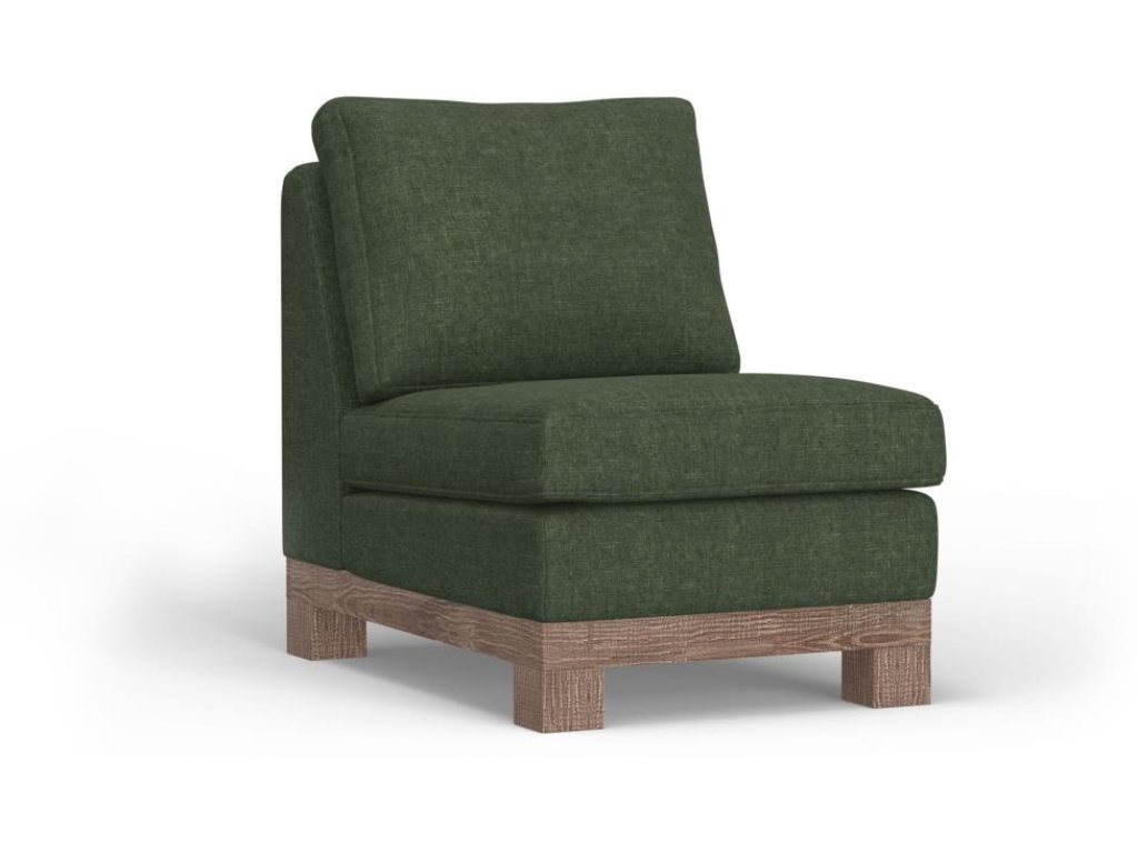 Wooden Frame & Base, Armless Chair - main image