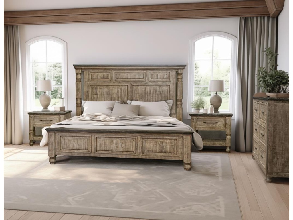 Natural Stone, King Bed - image 2