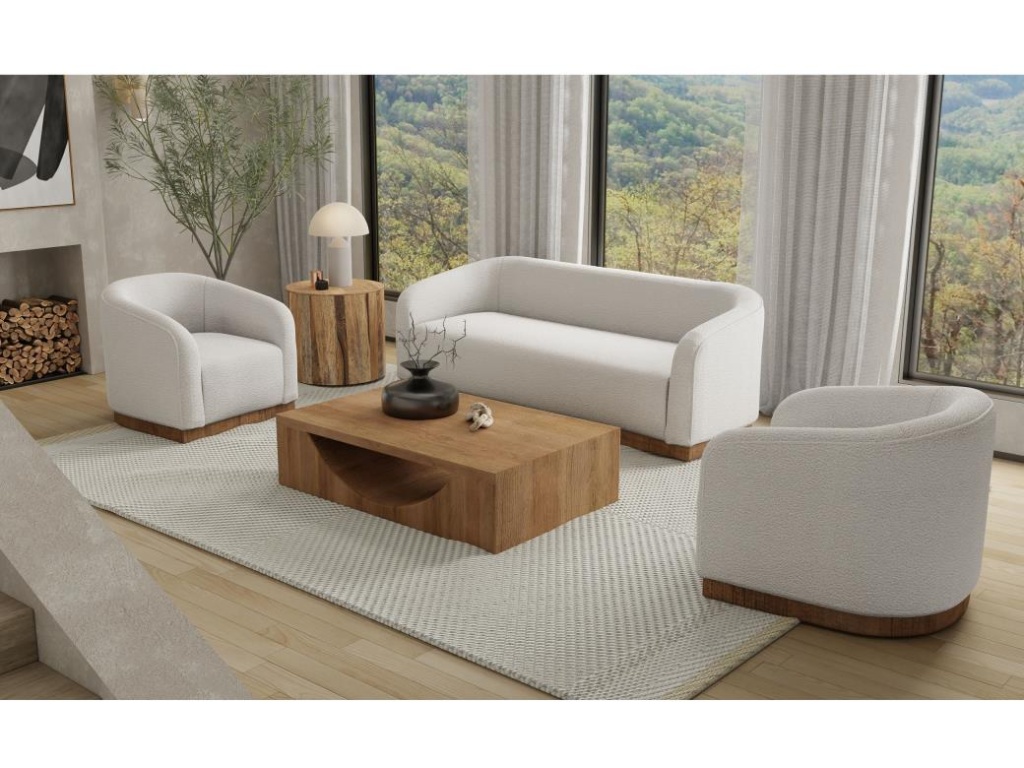 Wooden Frame & Base, Loveseat - image 1