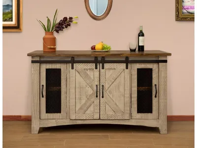 4 Door 60" TV Stand