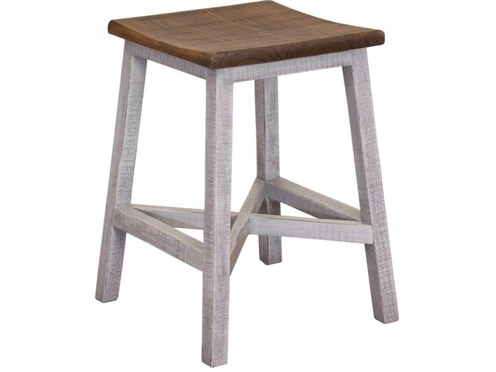 24" Wooden Stool - main image