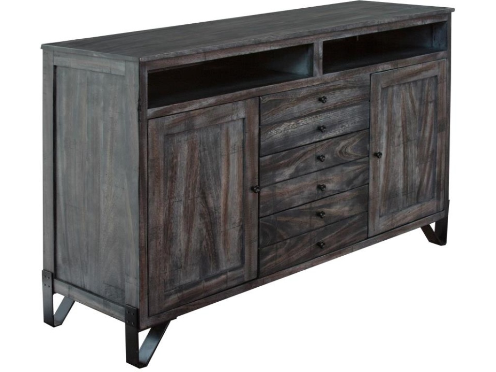 3 Drawer 2 Door 60" TV Stand - image 2