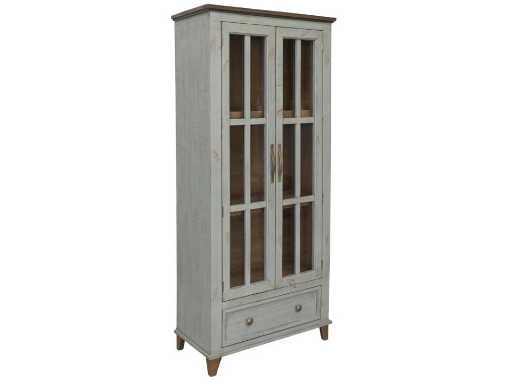 1 Drawer 2 Glass Doors Cabinet - main image