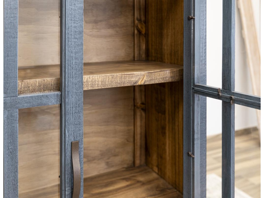 1 Drawer 2 Glass Doors Cabinet - image 5