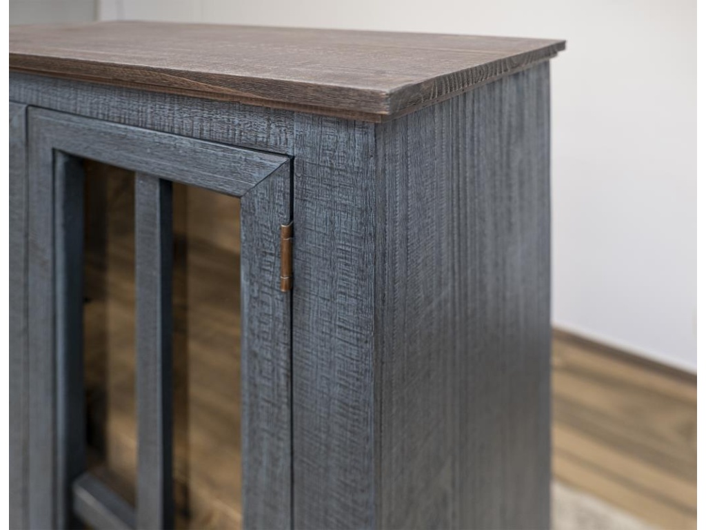 1 Drawer 2 Glass Doors Cabinet - image 4