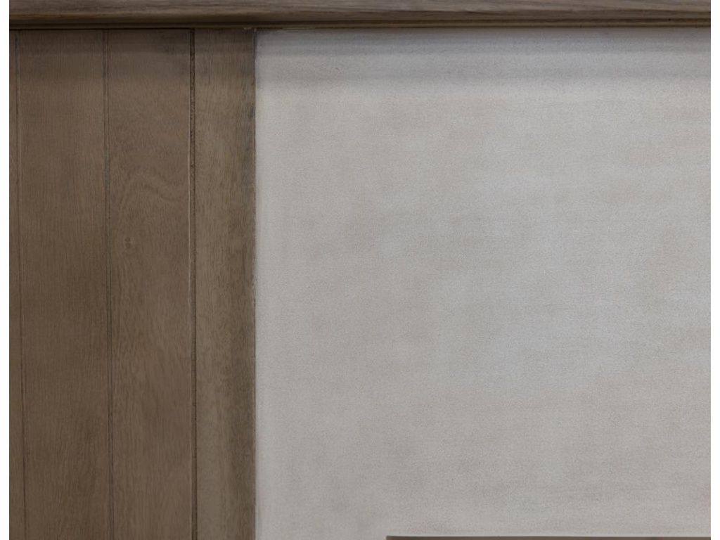 Natural Parota Electric Fireplace Console - image 3