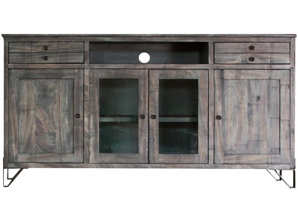 2 Drawer 2 Door 2 Glass Door 70" TV Stand - main image