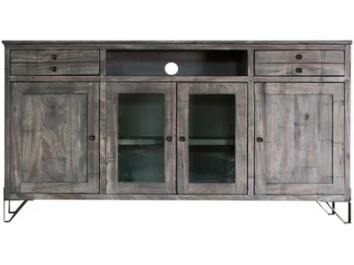 2 Drawer 2 Door 2 Glass Door 70" TV Stand